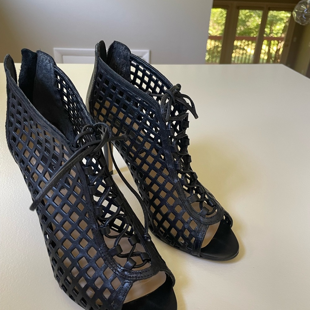 Steven Gladiator Style Heeled Booties! Gently Wor… - image 3